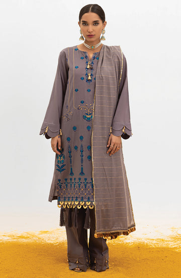 Orient OTL 22 028 U Grey Summer Spring Lawn 2022 Online Shopping
